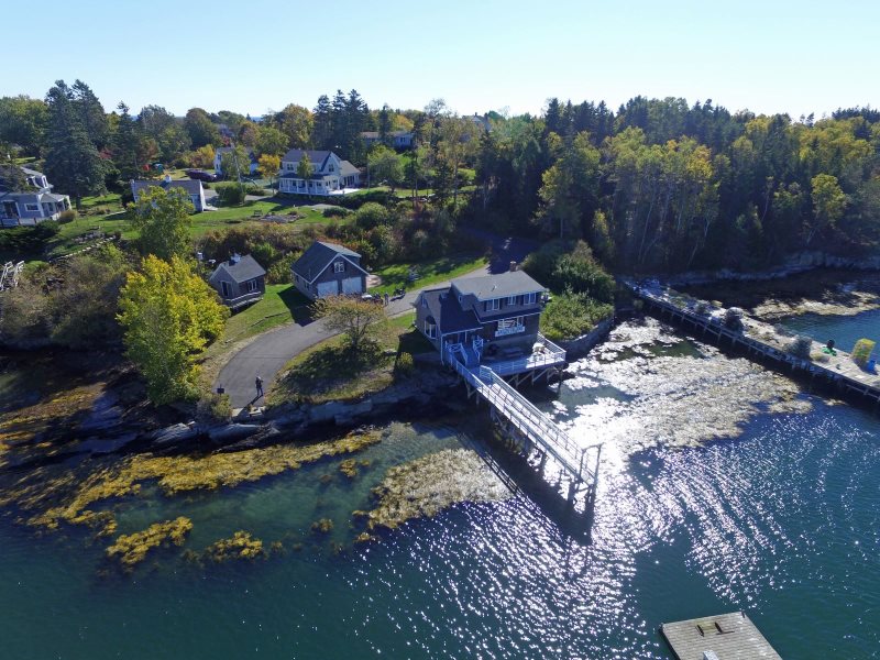 bailey island maine oceanfront mackerel cove home with dock tide chart bailey island maine